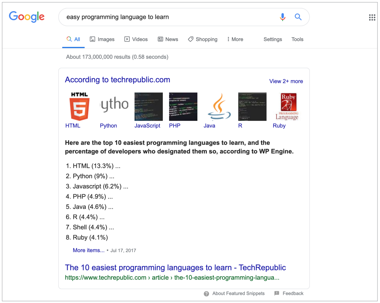 배우기 쉬운 프로그래밍 언어