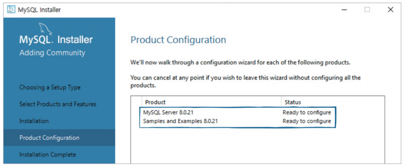 MySQL_Installer_Product_Configuration