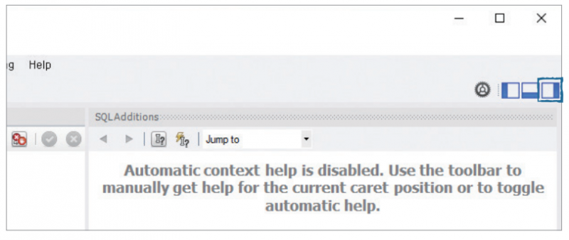 MySQL_패널_숨기기