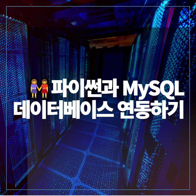 파이썬과 MySQL 연동하기